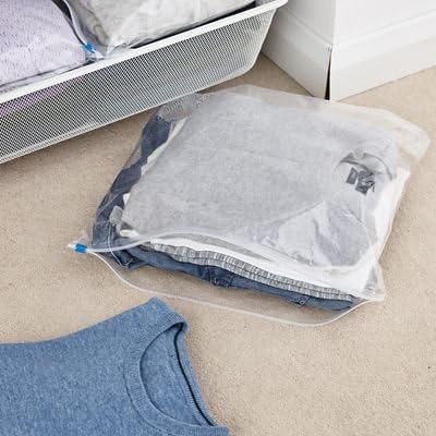 10  Store & Protect Zip Seal Clothes Storage Bags – Protect from Dust & Moths 35Cm X 45Cm