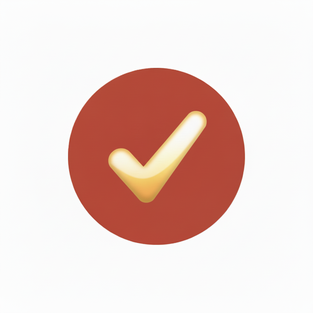 Checkmark Gold